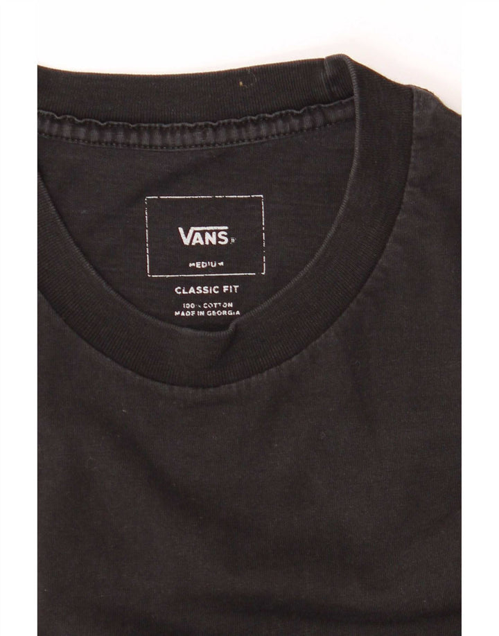 Vans Mens Classic Fit T-Shirt Top Medium Black Colourblock
