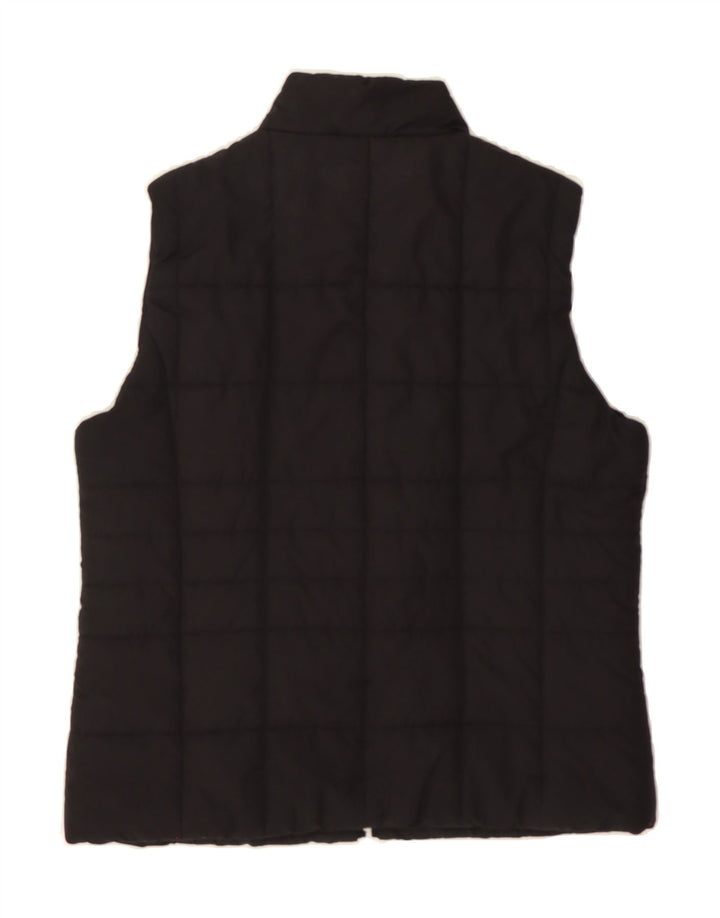 S.OLIVER Womens Padded Gilet EU 38 Medium Black Polyester Vintage S.Oliver and Second-Hand S.Oliver from Messina Hembry 