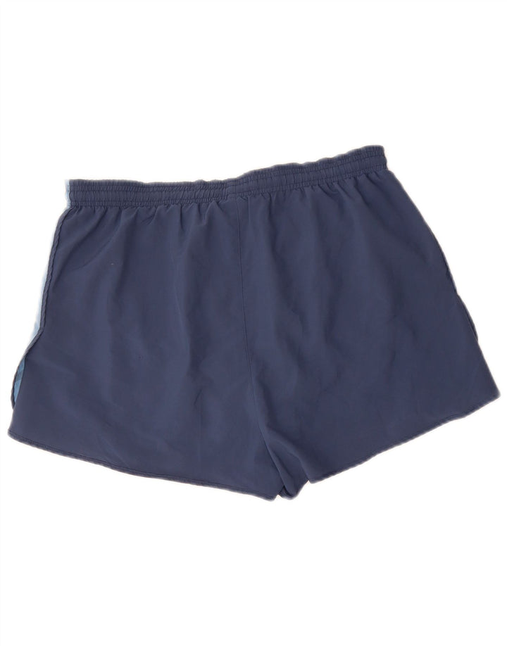 Adidas Mens Climalite Sport Shorts Medium Navy Blue Colourblock Polyester