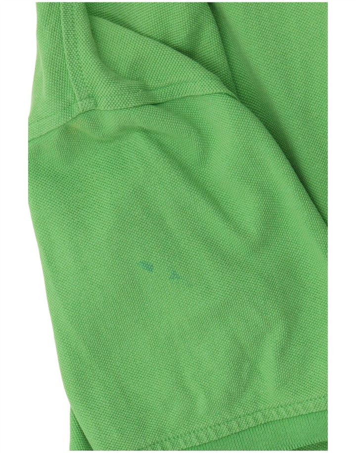 Tommy Hilfiger Boys Polo Shirt 15-16 Years Large  Green Cotton