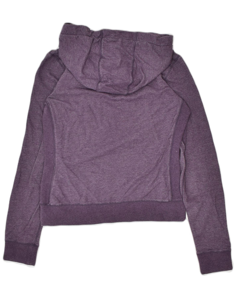 G-STAR Womens Graphic Hoodie Jumper UK 12 Medium Purple Cotton | Vintage | Thrift | Second-Hand | Used Clothing | Messina Hembry 