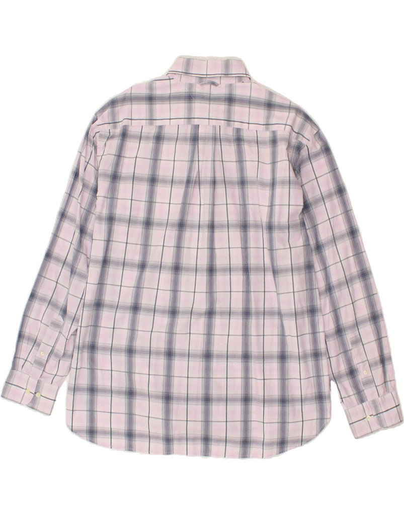 TOMMY HILFIGER Mens Shirt XL Pink Check Cotton | Vintage Tommy Hilfiger | Thrift | Second-Hand Tommy Hilfiger | Used Clothing | Messina Hembry 