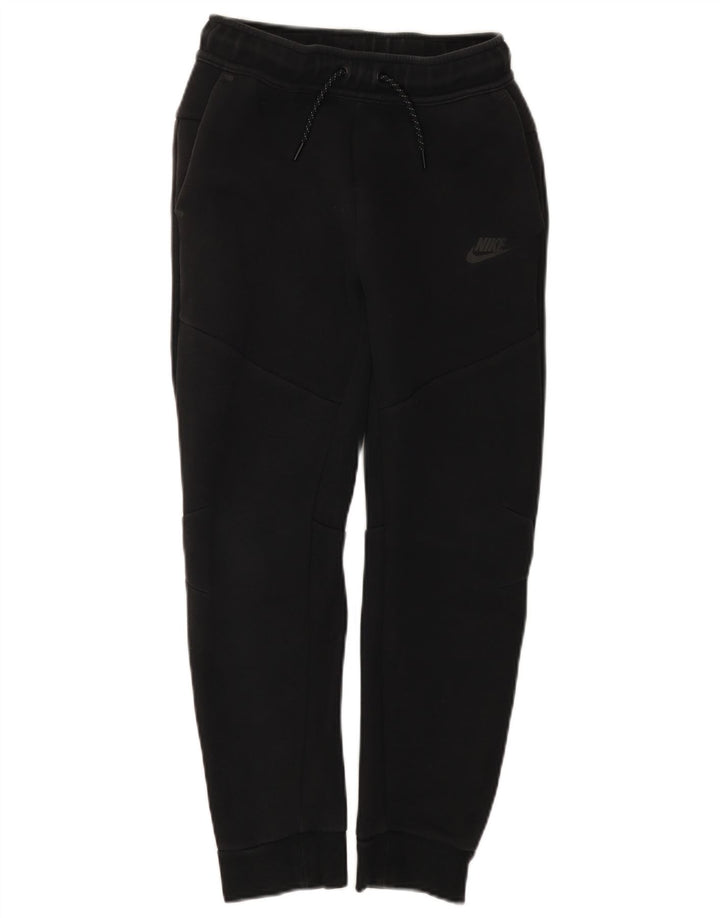 Nike Boys Tracksuit Trousers Joggers 12-13 Years Large Black Cotton