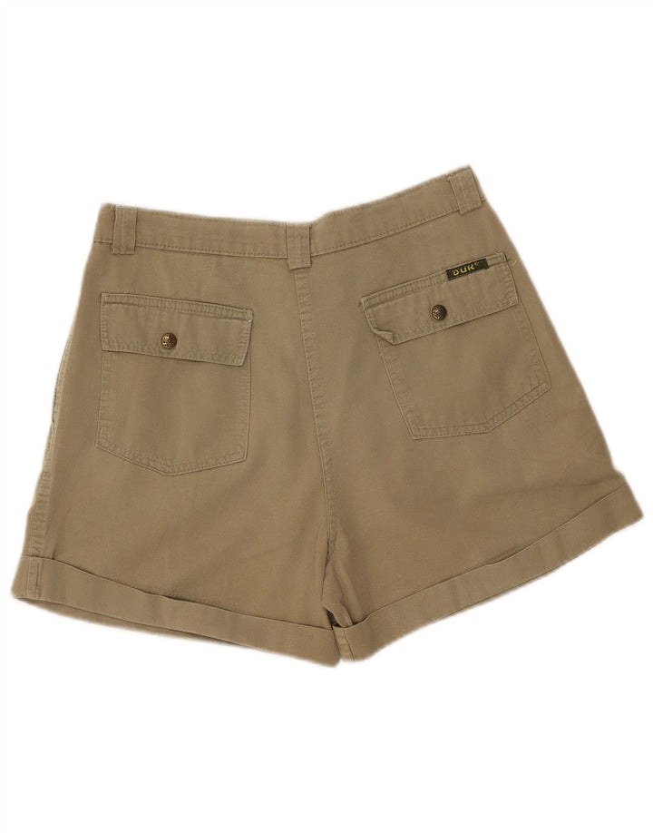Vintage Womens High Waist Chino Shorts W28 Medium Khaki