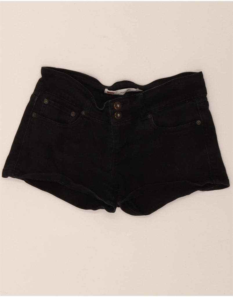 LEVI'S Womens Denim Shorts US 7 Medium W28  Black Cotton Vintage Levi's and Second-Hand Levi's from Messina Hembry 