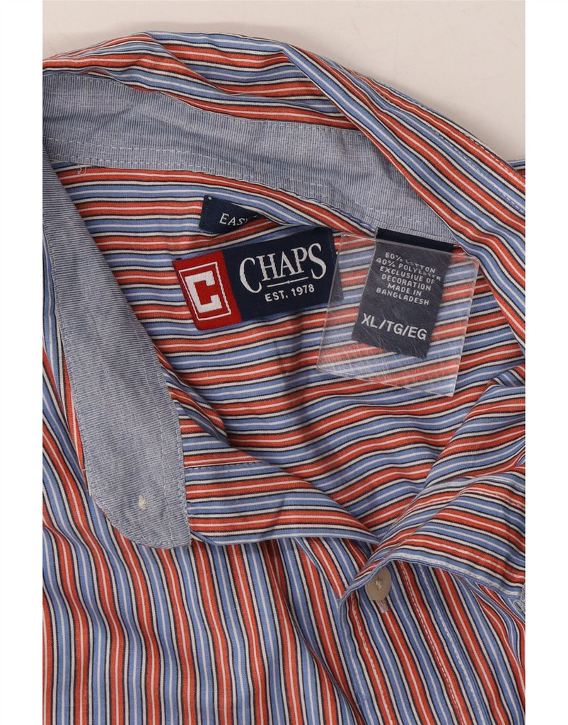 CHAPS Mens Shirt XL Multicoloured Striped Cotton Vintage Chaps and Second-Hand Chaps from Messina Hembry 