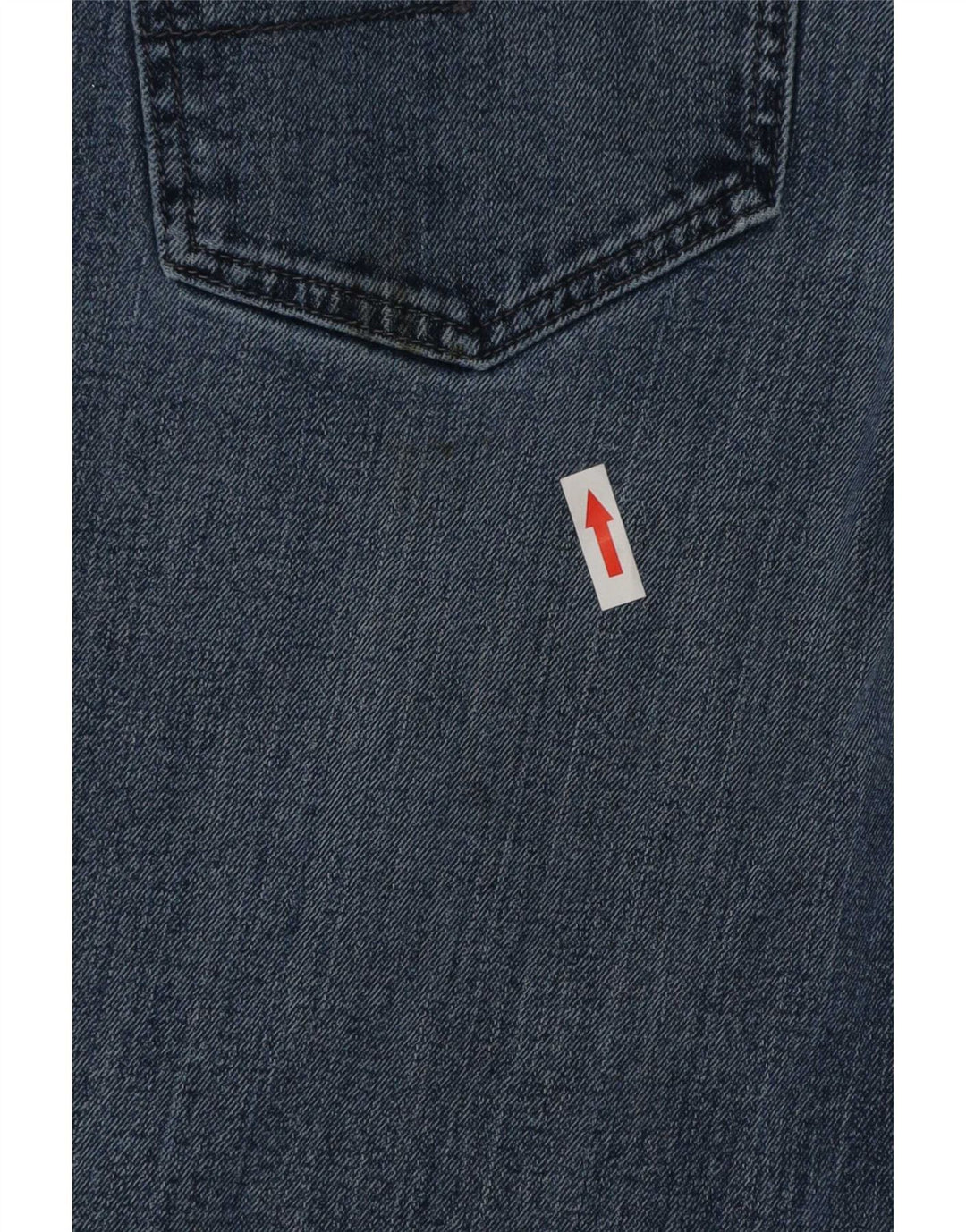 Calvin Klein Mens Straight Jeans W34 L26 Blue Cotton