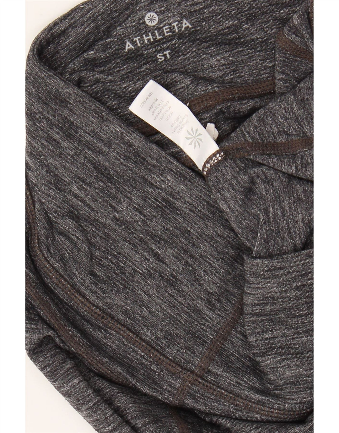 ATHLETA Womens Leggings UK 8 Small  Grey Flecked Nylon