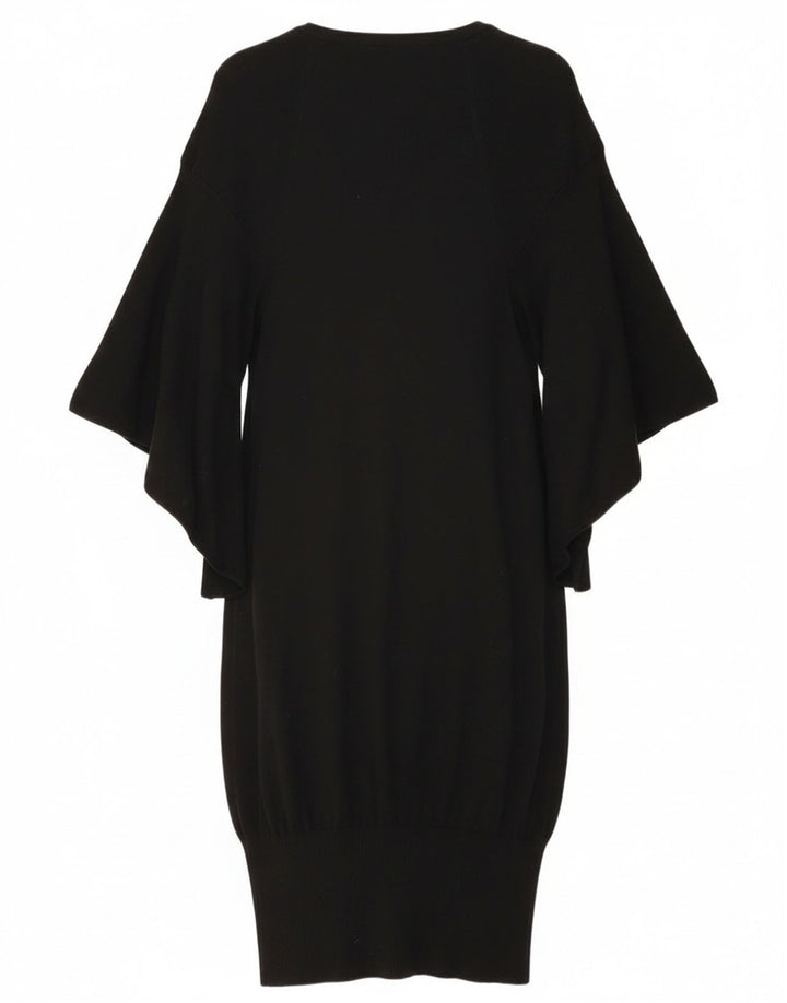 Liu Jo Womens Batwing Jumper Dress UK 10 Small Black