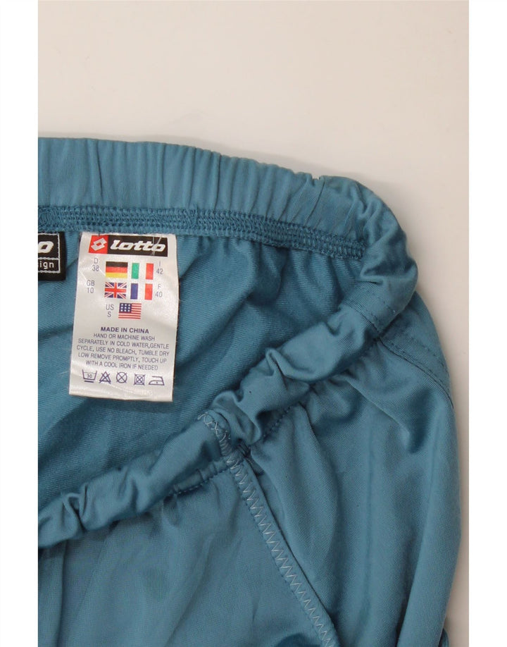 LOTTO Womens Tracksuit Trousers UK 10 Small Blue Polyester