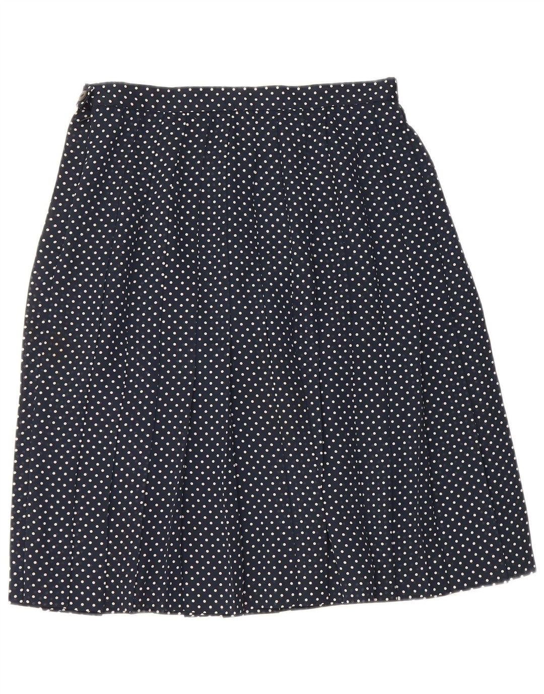 Vintage Womens 2 Piece Skirt Set IT 44 Medium W28 Navy Blue Spotted