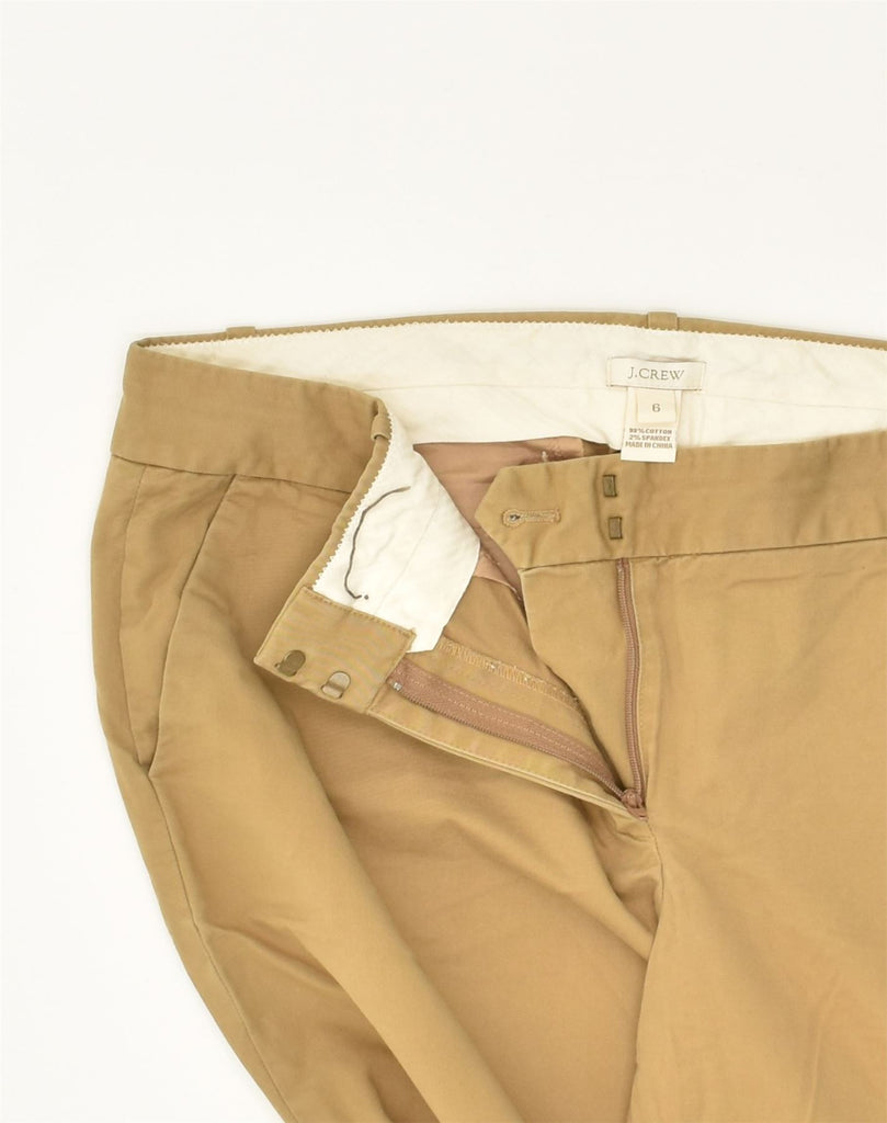 J. CREW Womens Bootcut Chino Trousers US 6 Medium W32 L30 Brown Cotton | Vintage J. Crew | Thrift | Second-Hand J. Crew | Used Clothing | Messina Hembry 