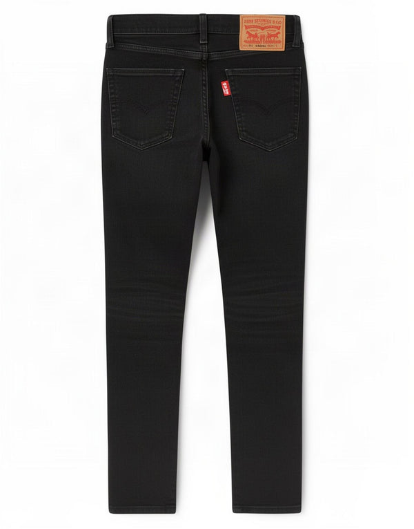 Levi's Mens 512 Lo-Ball Slim Tapered Jeans W29 L30 Black Cotton
