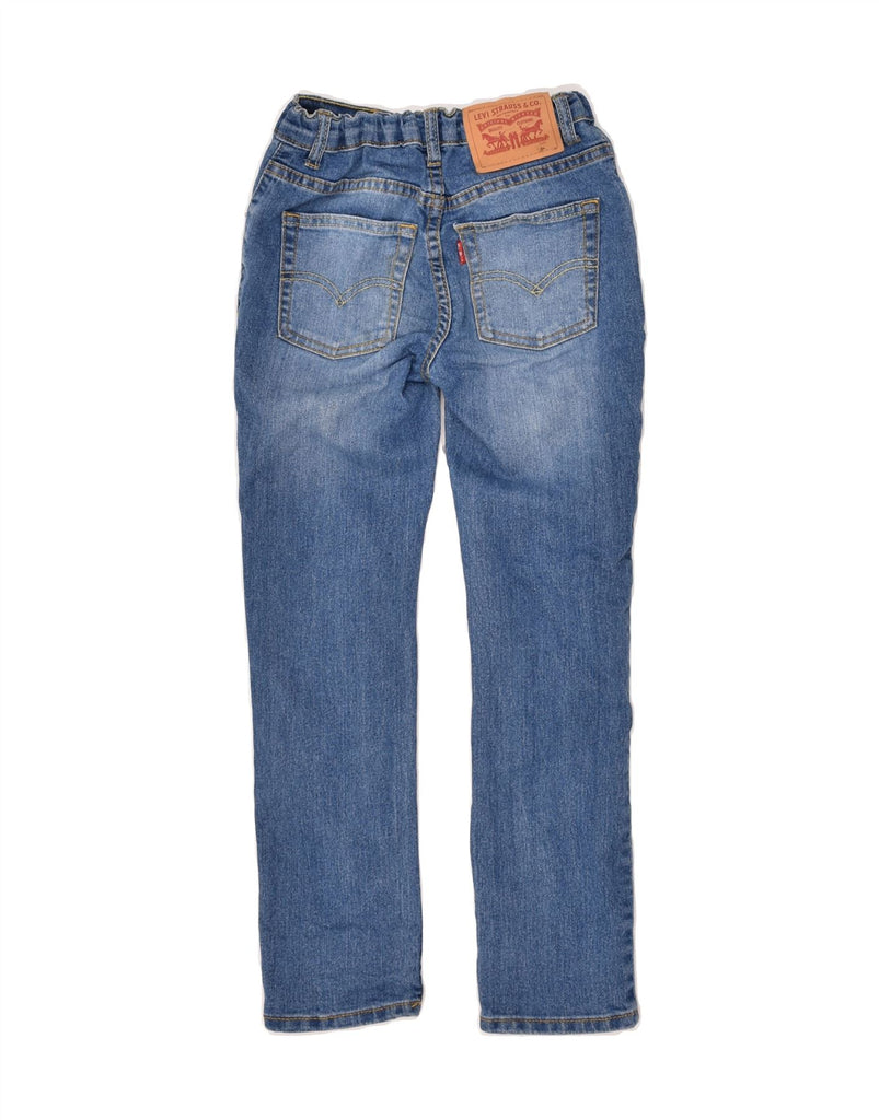 LEVI'S Girls Slim Jeans 7-8 Years W24 L22 Blue Cotton Vintage Levi's and Second-Hand Levi's from Messina Hembry 