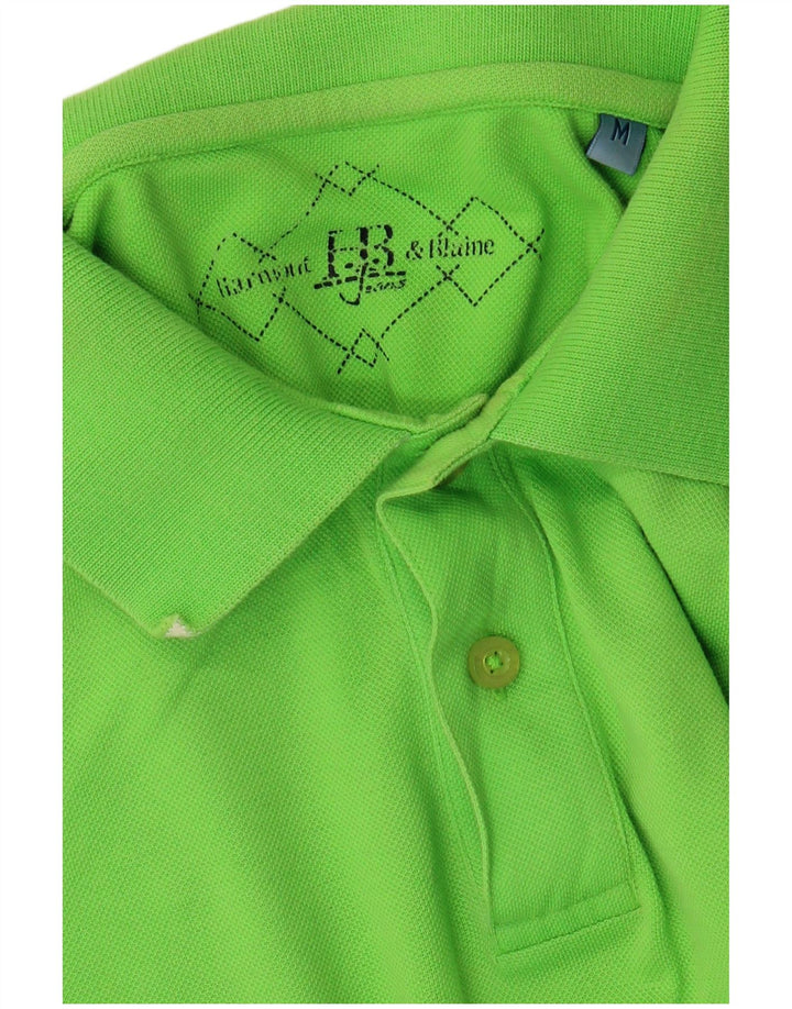 Harmont & Blaine Mens Polo Shirt Medium Green