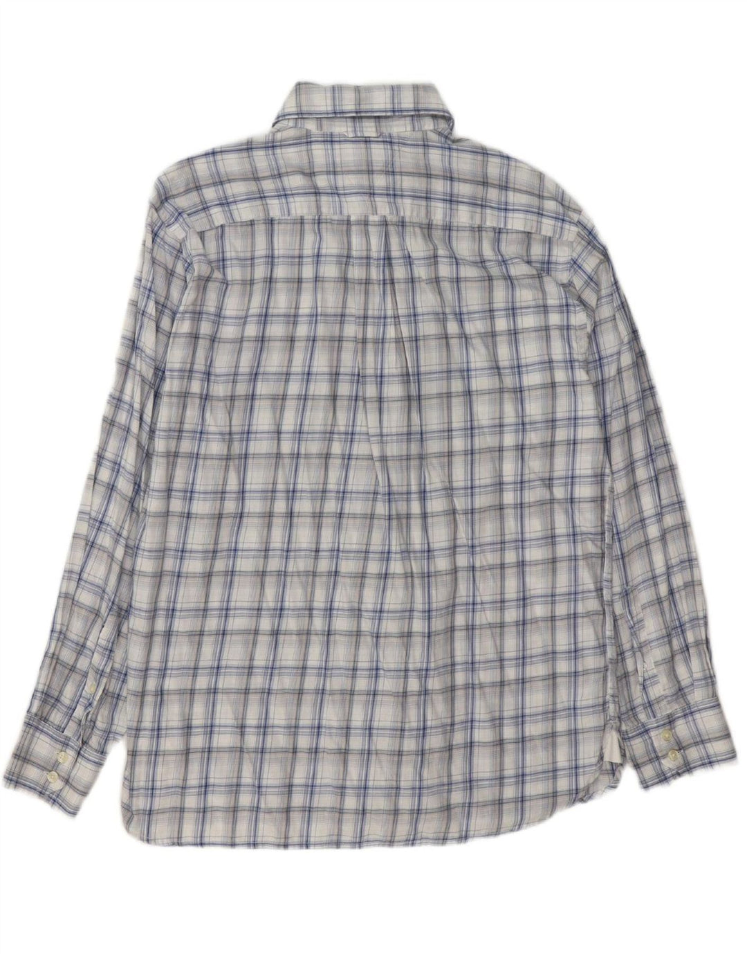 TOMMY HILFIGER Mens Grant Fit Shirt Large Blue Check Cotton