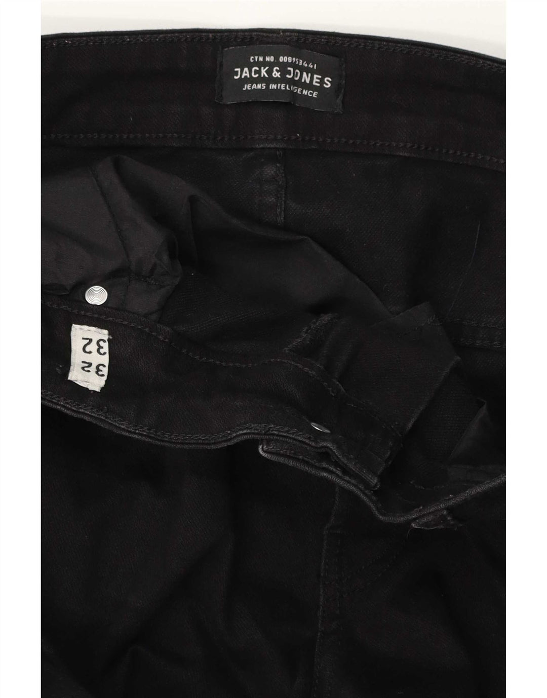 Jack & Jones Mens Slim Jeans W32 L32 Black
