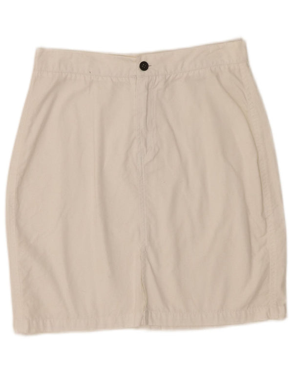 Guess Womens Mini Skirt Small W26 White Cotton