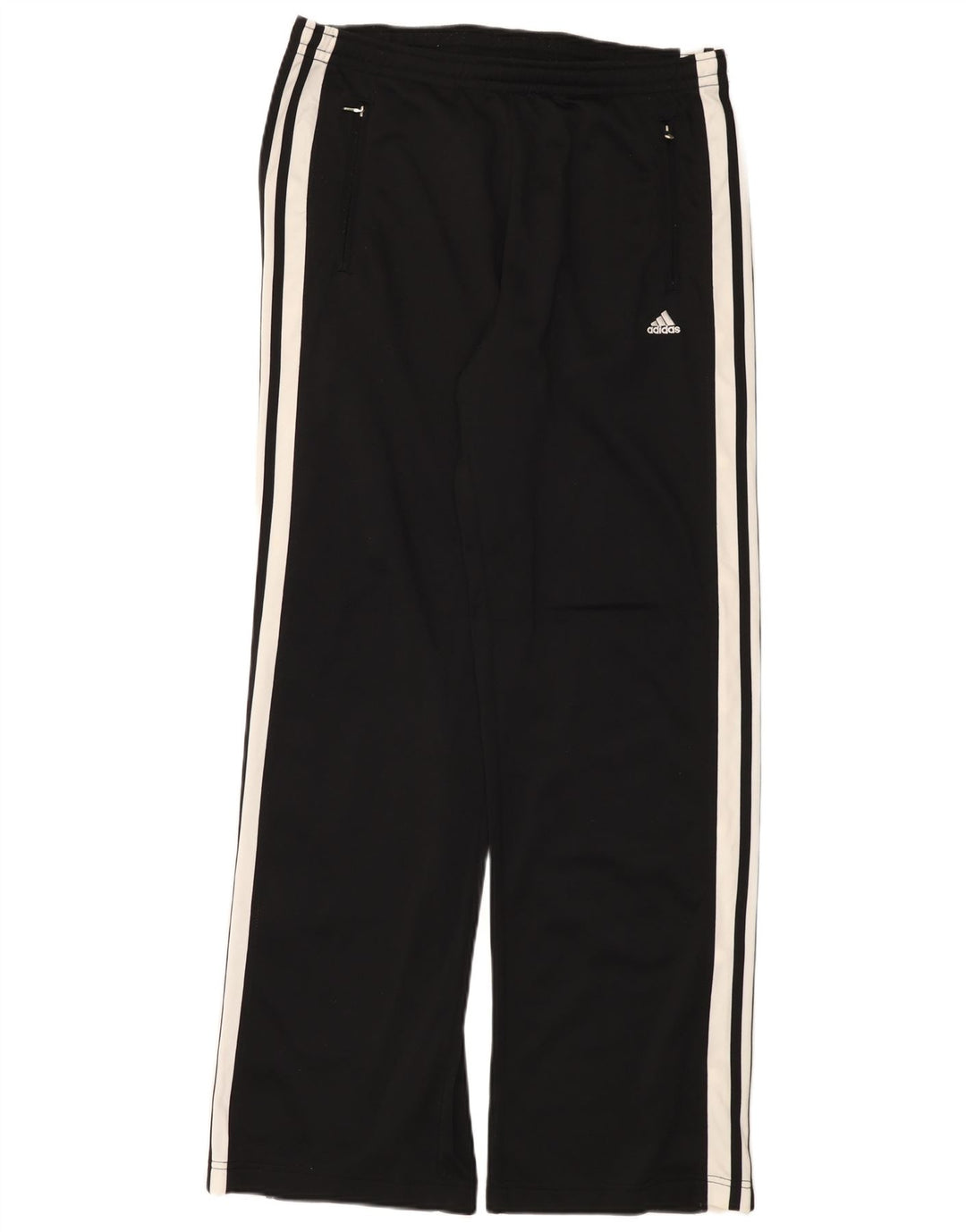 Adidas Mens Tracksuit Trousers UK 42/44 Large Black Polyester