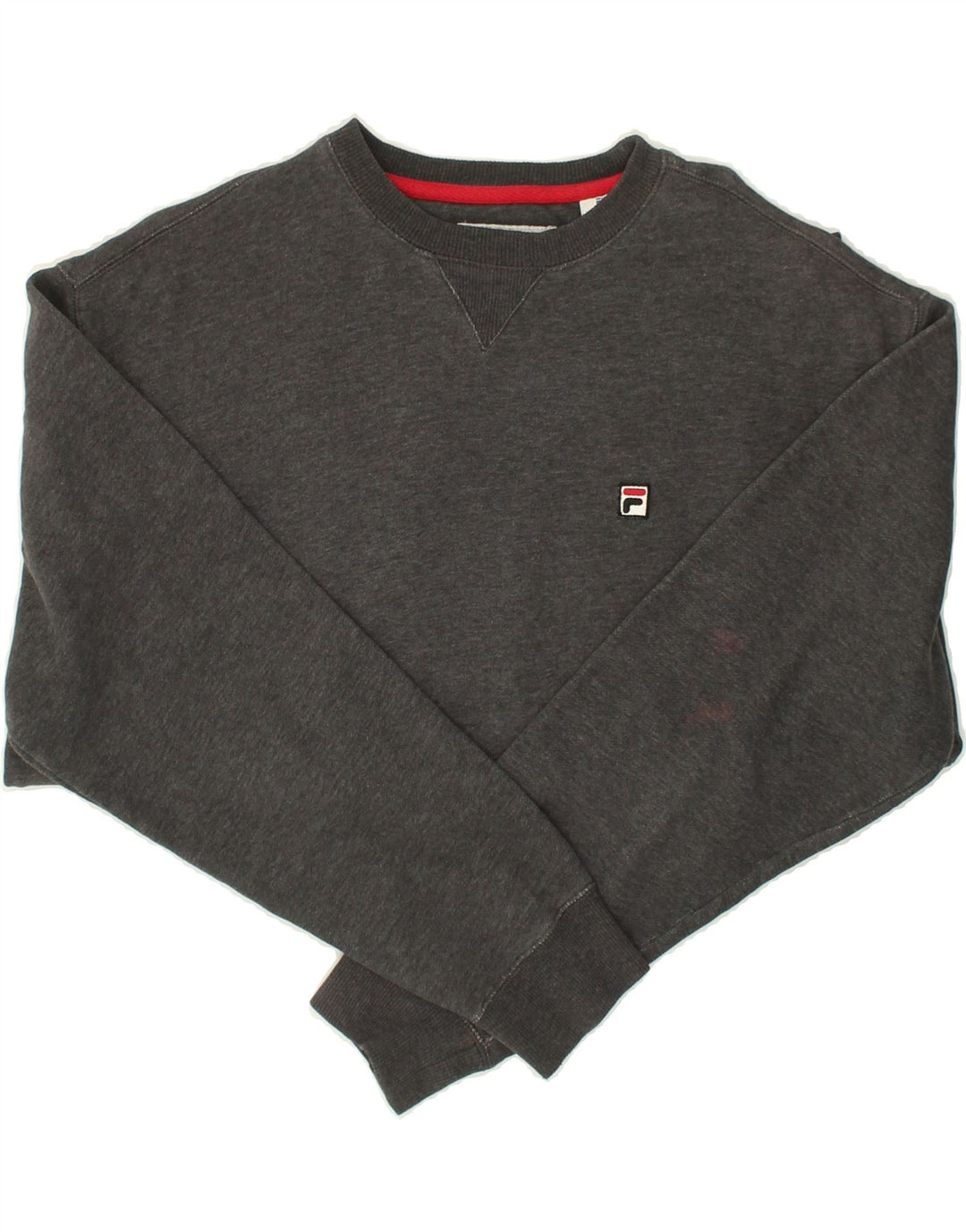 FILA Mens Sweatshirt Jumper Medium Grey Cotton Vintage Fila and Second-Hand Fila from Messina Hembry 
