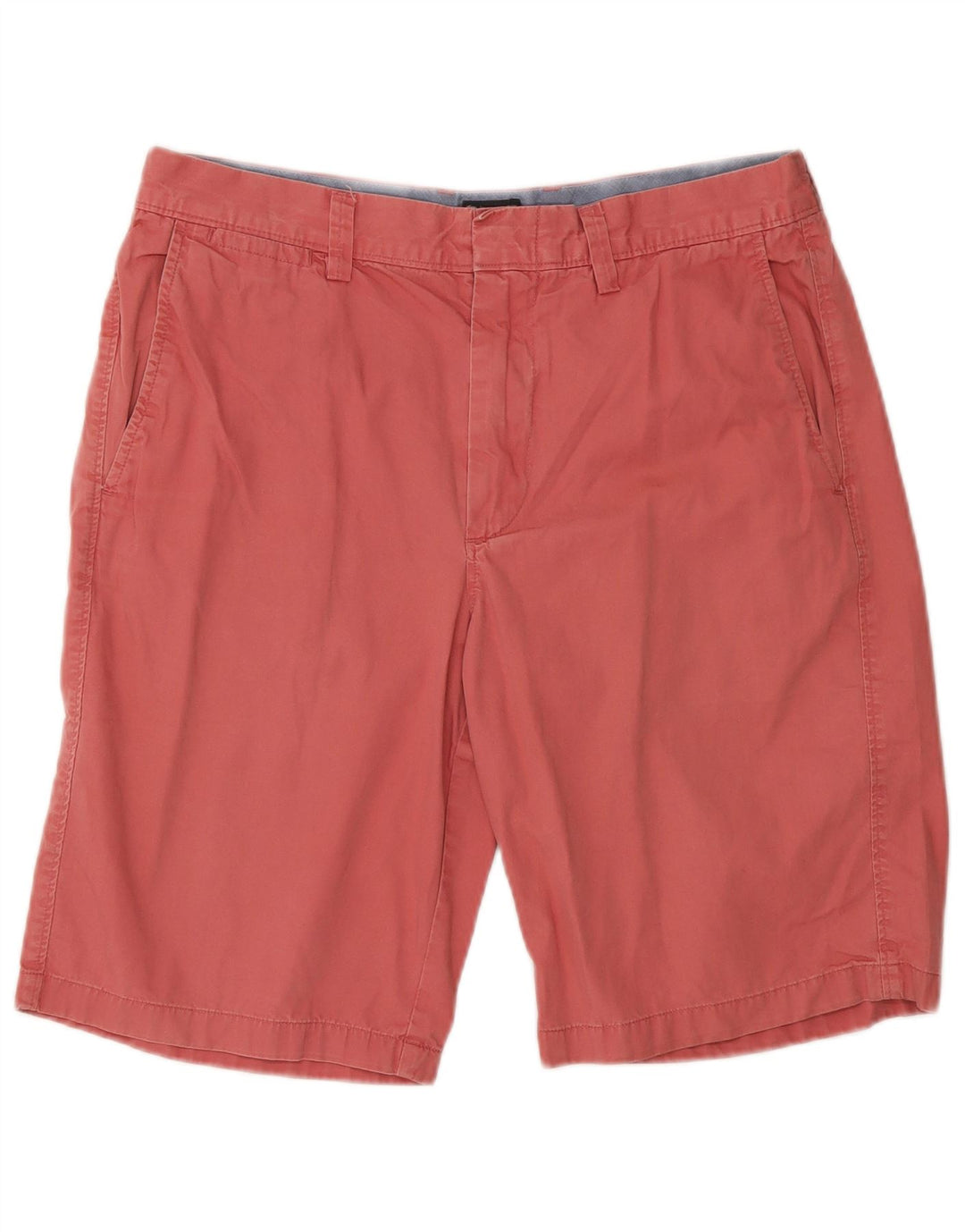 J. CREW Mens Club Chino Shorts W31 Medium Red Cotton