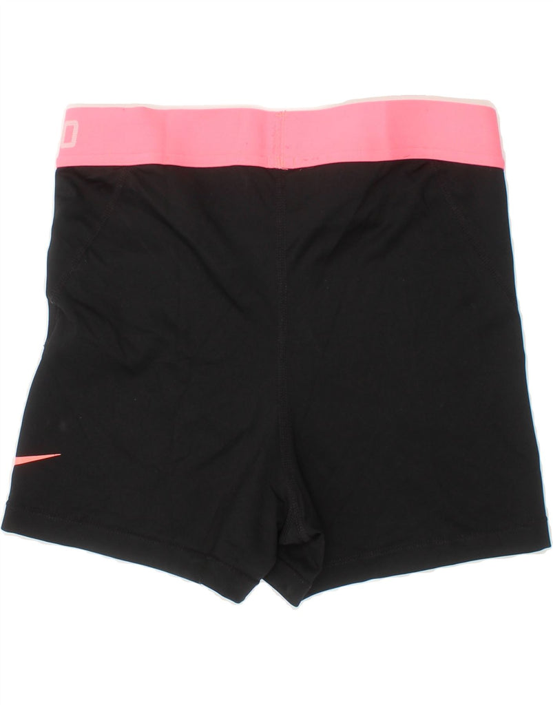 NIKE Boys Sport Shorts 10-11 Years Medium Black Polyester Vintage Nike and Second-Hand Nike from Messina Hembry 