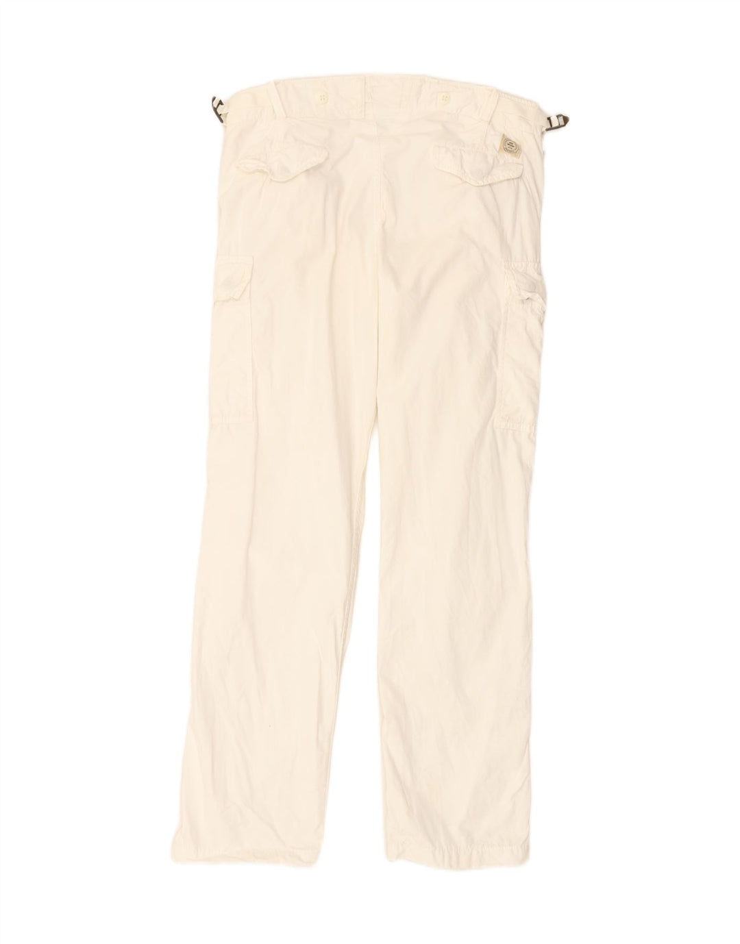 MASON'S Womens Chino Trousers IT 46 W33 L27 White Cotton Vintage Mason's and Second-Hand Mason's from Messina Hembry 