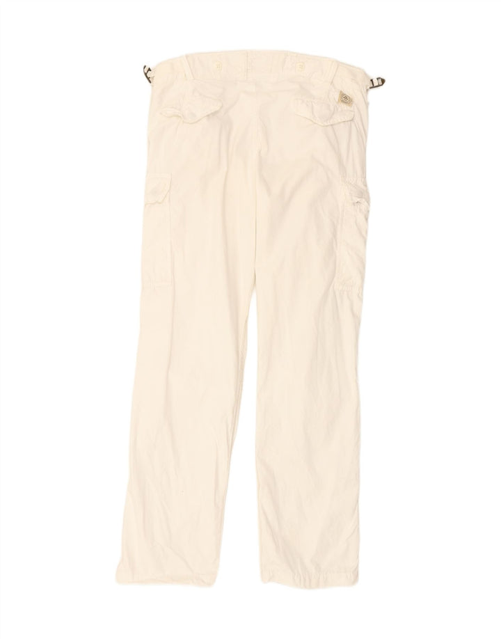 MASON'S Womens Chino Trousers IT 46 W33 L27 White Cotton Vintage Mason's and Second-Hand Mason's from Messina Hembry 