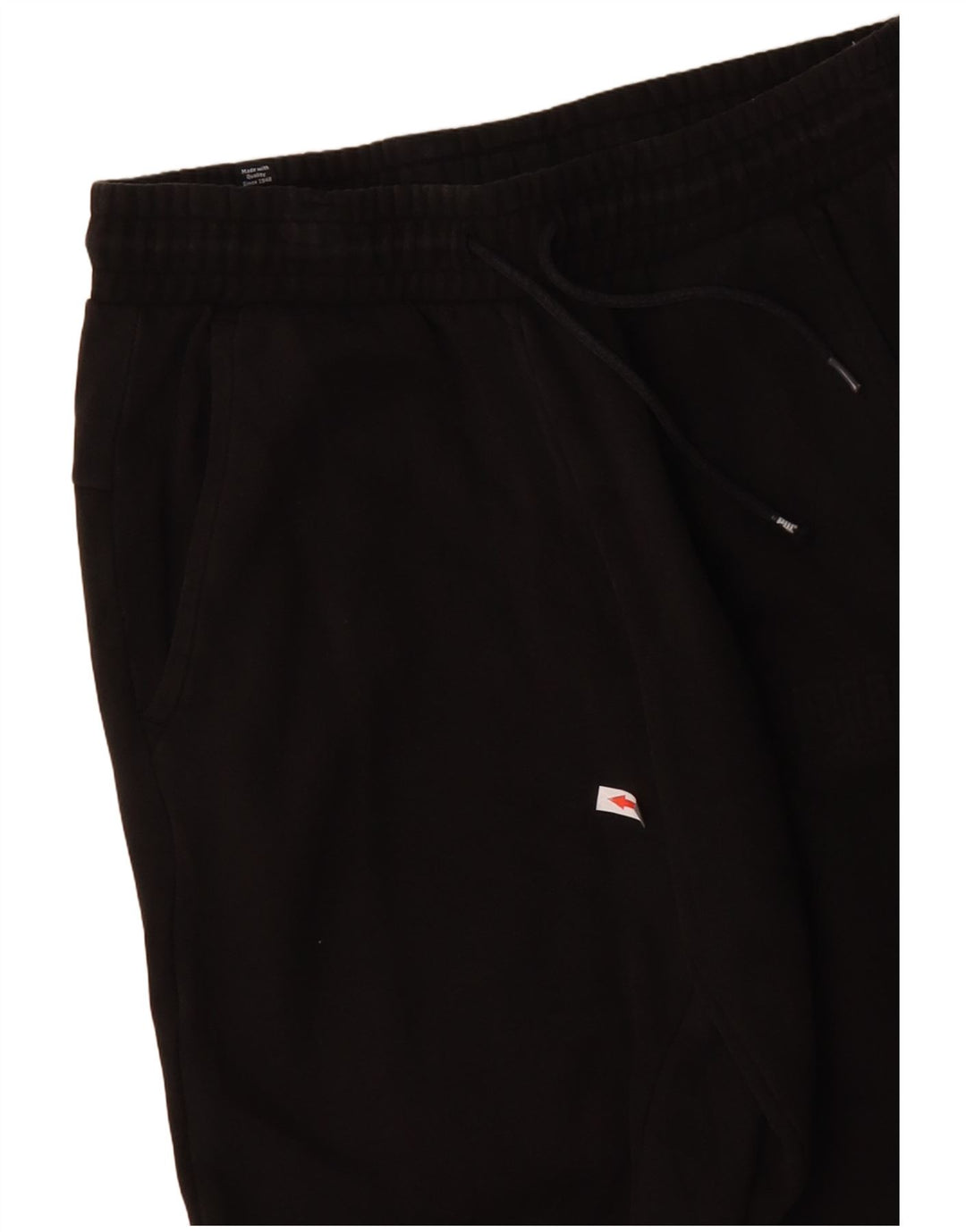 PUMA Mens Tracksuit Trousers Joggers Small Black Cotton