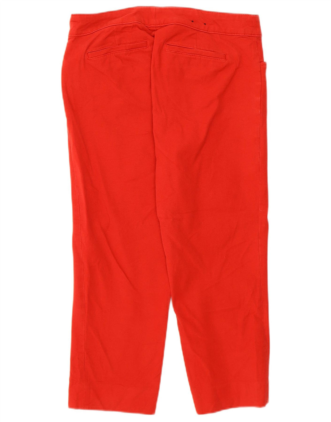 Chaps Womens Straight Capri Trousers US 4 Small W28 L20  Red Cotton