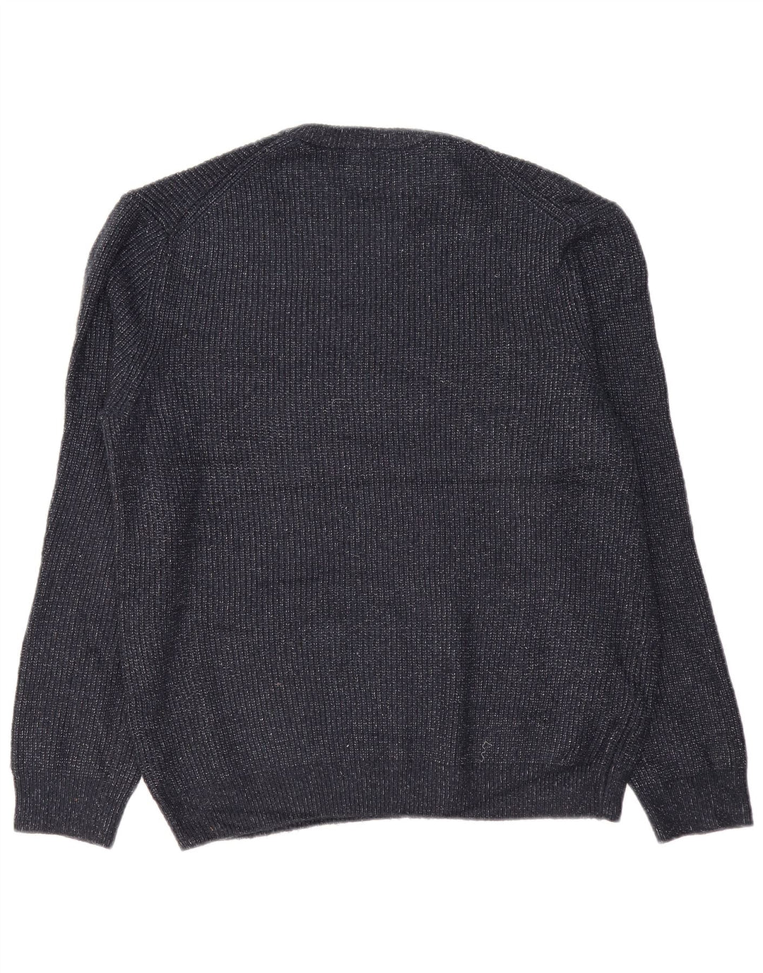 Marks & Spencer Mens Crew Neck Jumper Sweater XL Navy Blue Flecked
