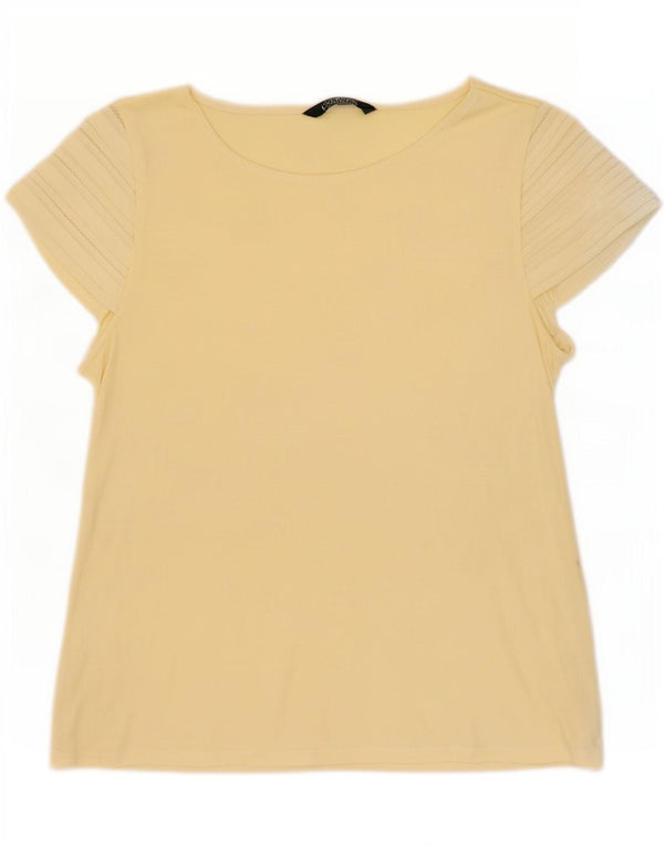 Ralph Lauren Womens T-Shirt Top UK 10 Small Yellow