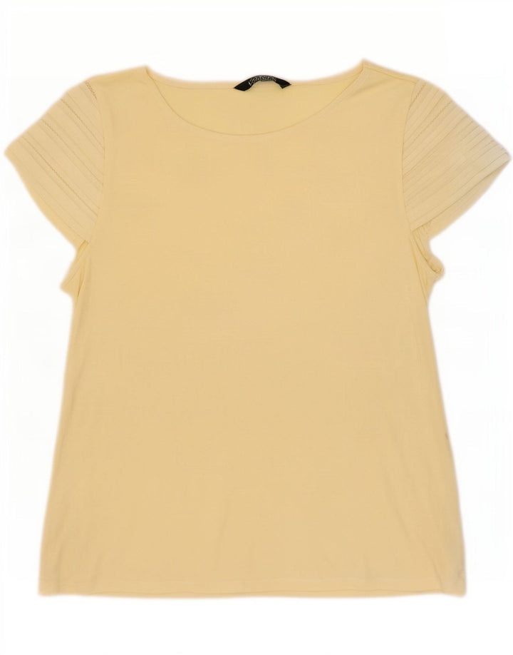 Ralph Lauren Womens T-Shirt Top UK 10 Small Yellow