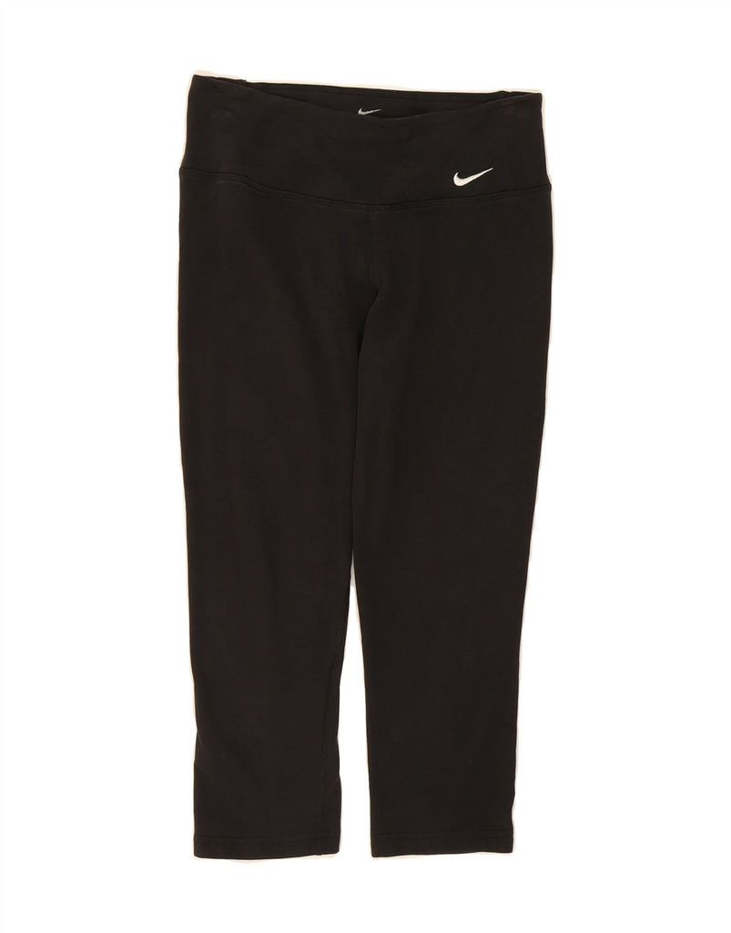 NIKE Womens Dri Fit Capri Leggings UK 6 XS  Black Cotton Vintage Nike and Second-Hand Nike from Messina Hembry 