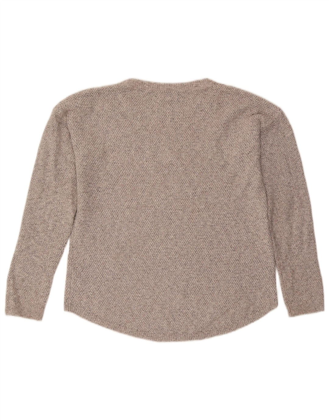 Fat Face Womens Oversized Boat Neck Jumper Sweater UK 10 Small Grey Cotton