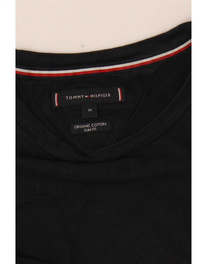 Tommy Hilfiger Mens Slim Fit Graphic T-Shirt Top Medium Navy Blue