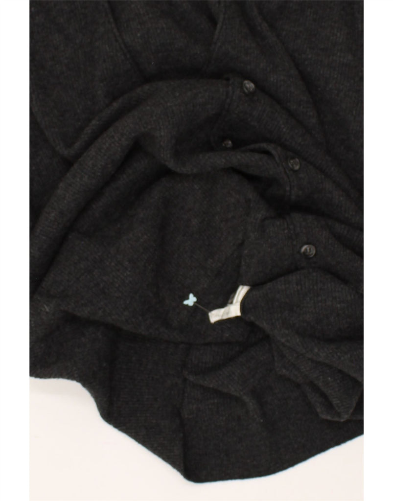 HUGO BOSS Mens Cardigan Sweater 3XL Grey Wool | Vintage Hugo Boss | Thrift | Second-Hand Hugo Boss | Used Clothing | Messina Hembry 