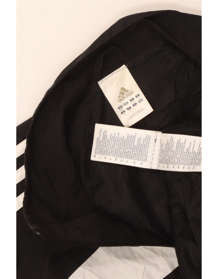 Adidas Mens Graphic Tracksuit Top Jacket UK 38/40 Medium Black Colourblock