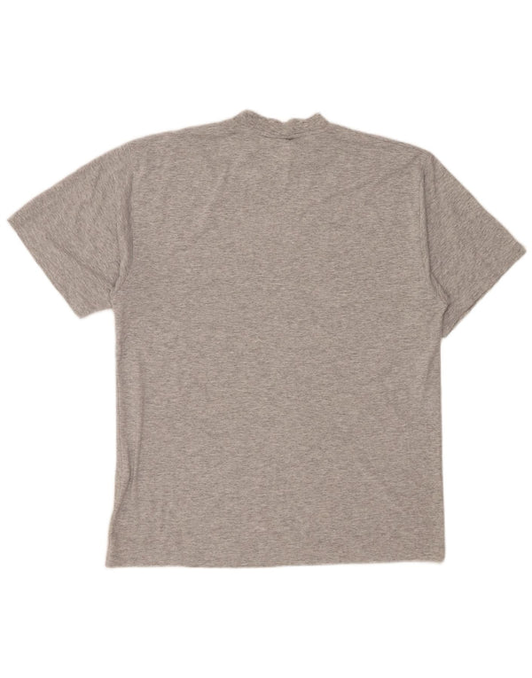 Wrangler Mens T-Shirt Top Medium Grey Flecked Cotton