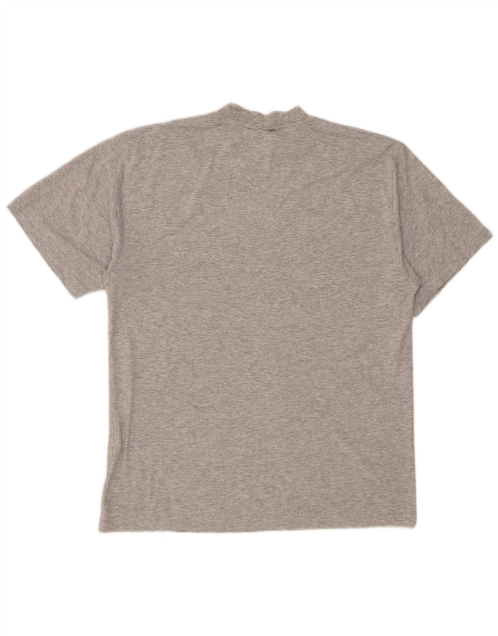 Wrangler Mens T-Shirt Top Medium Grey Flecked Cotton