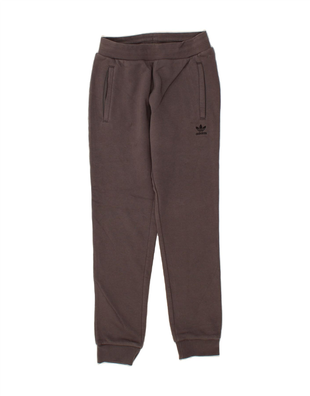 ADIDAS Mens Tracksuit Trousers Joggers Small Grey Cotton Vintage Adidas and Second-Hand Adidas from Messina Hembry 