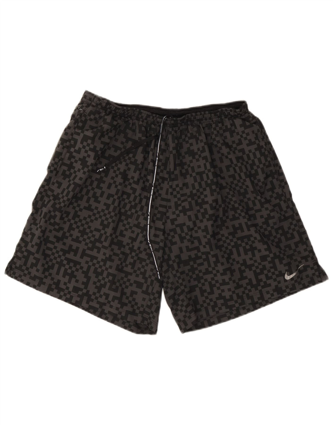 Nike Mens Dri Fit Sport Shorts XL  Black Geometric Polyester