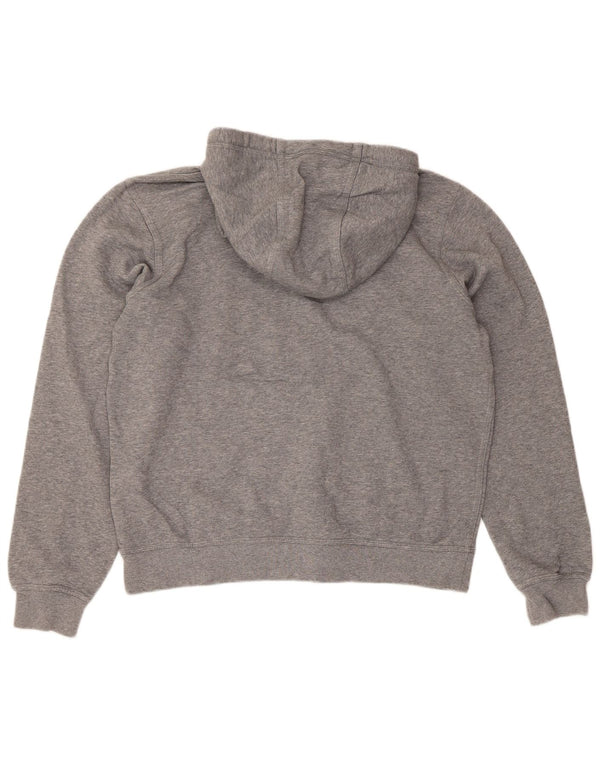 Nike Mens Regular Fit Hoodie Jumper Medium Grey Cotton
