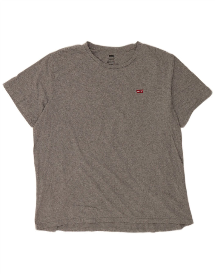 Levi's Mens Standard T-Shirt Top XL Grey Cotton