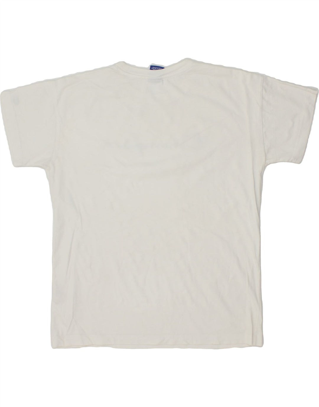 CHAMPION Womens Graphic T-Shirt Top UK 14 Medium White Cotton Vintage Champion and Second-Hand Champion from Messina Hembry 