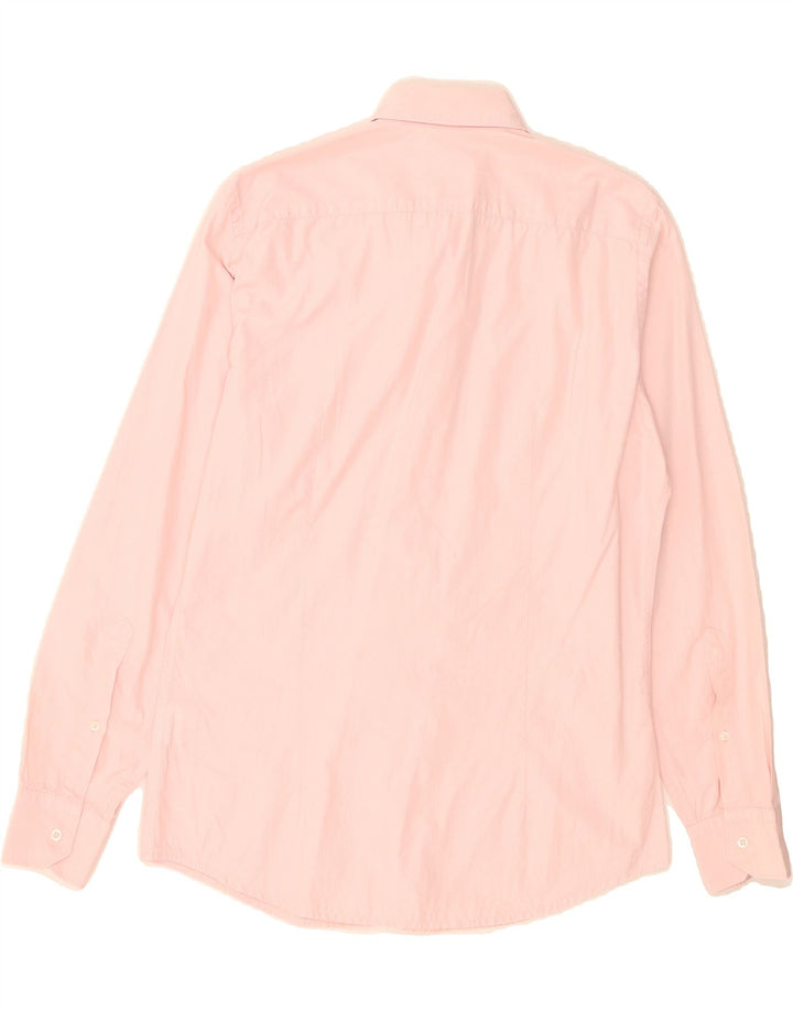 TRUSSARDI Mens Shirt Size 40 Medium Pink Vintage Trussardi and Second-Hand Trussardi from Messina Hembry 