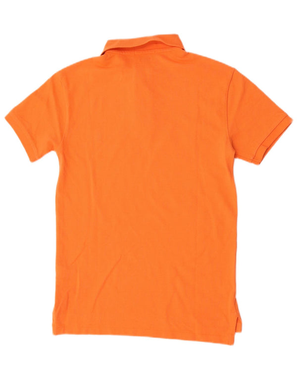 Polo Ralph Lauren Mens Slim Fit Polo Shirt Small Orange Cotton