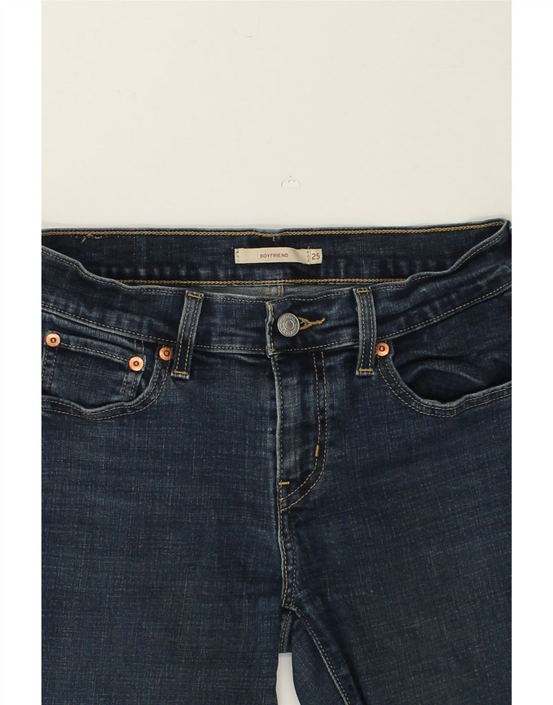 LEVI'S Womens Slim Jeans W25 L26 Blue | Vintage Levi's | Thrift | Second-Hand Levi's | Used Clothing | Messina Hembry 