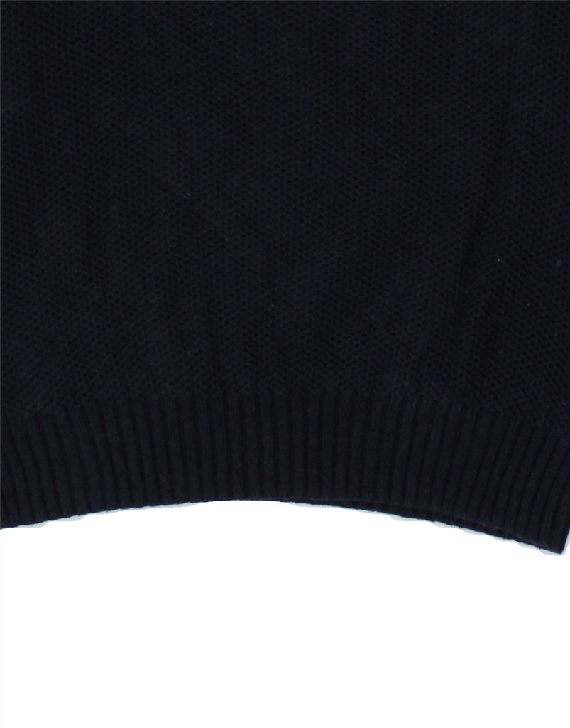 NORTH SAILS Mens Crew Neck Jumper Sweater Medium Navy Blue Cotton | Vintage North Sails | Thrift | Second-Hand North Sails | Used Clothing | Messina Hembry 