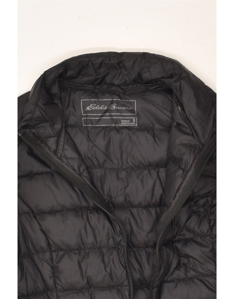 EDDIE BAUER Womens Padded Gilet UK 10 Small Black Polyester | Vintage Eddie Bauer | Thrift | Second-Hand Eddie Bauer | Used Clothing | Messina Hembry 